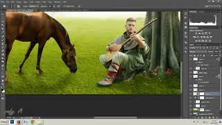 Photo Manipulation  Photoshop CS6 speedartwork [upl. by Furiya]