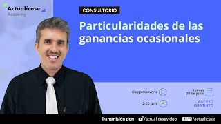 Particularidades de las ganancias ocasionales [upl. by Oijimer549]