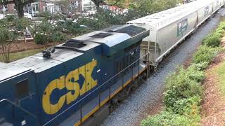 CSX Train Waxhaw NC 10152017 [upl. by Hesketh]