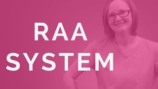 RAA SYSTEM ReninAngiotensinAldosterone System [upl. by Aaronson]