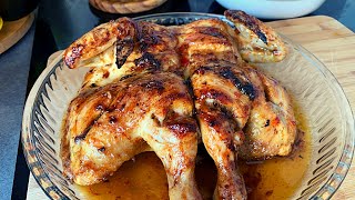 Une autre façon de faire LE POULET ROTI au four avec une sauce piment douxtrès délicieux [upl. by Kalasky]