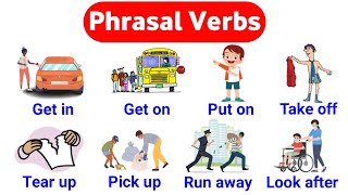 English Vocabulary  Phrasal verbs  phrasal verbs with sentences  listen and practice [upl. by Rowen]