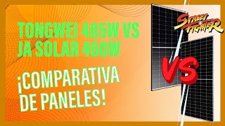 Comparativa Mejores Paneles Solares JA Solar 460 vs TW 485 [upl. by Paz]