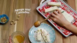 Semifrío de yogur miel y pistachos una deliciosa y nutritiva receta [upl. by Anairb]