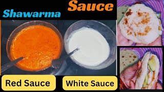 Red Chilli ampWhite Shawarma SauceFlavourful Shawarma Dippings2 Shawarma Sauces [upl. by Airotahs]