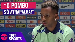 RODRYGO COMENTA CLIMA LEVE DA SELEÇÃO BRASILEIRA 3 DIAS ANTES DA COPA DO MUNDO ENTREVISTA COLETIVA [upl. by Notled10]