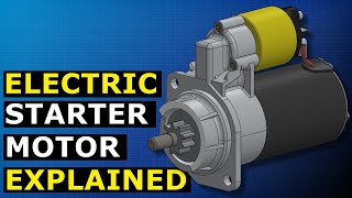 Starter Motor Explained  How a cars electric starter motor works [upl. by Einaffit547]