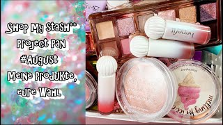 Shop my stashProject Pan August 2024Meine Produkte eure Wahl [upl. by Annnora]