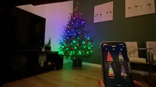 Lidl smart home led kerstverlichting demo [upl. by Eyak]