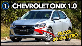 CHEVROLET ONIX LT 10 2022 FAZ QUASE 20 KMLITRO na estrada mas menos equipamentos [upl. by Kliman]