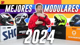 Mejores CASCOS DE MOTO MODULARES de 2024 🚨¿Cuál es para ti ⬆️​⬇️​ [upl. by Nnav468]