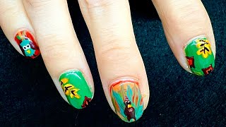 Thanksgiving Nails Art [upl. by Kalle]