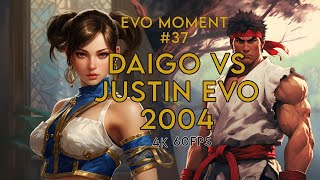 Evo Moment 37 Daigo vs Justin Evo 2004 in 4k 60FPS [upl. by Eckardt]