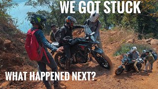 V strom sx 250 offroading gone wrong [upl. by Halden]