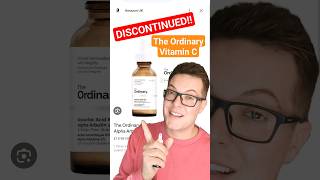 DISCONTINUED  The Ordinary Vitamin C What We Know shorts [upl. by Marlene]