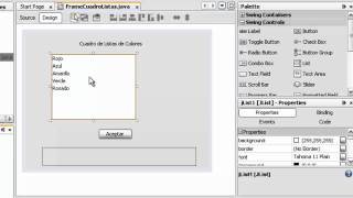 JAVA GUIA 3 CUADRO DE LISTA Aplicacion con JList [upl. by Jola483]