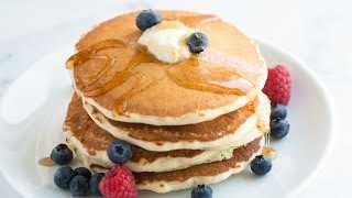 Easy Fluffy Pancakes Recipe  How to Make Pancakes from Scratch [upl. by Ingamar709]