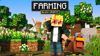 160 New Foods amp Mobs in Minecraft  NEW FARMING AddOn now out [upl. by Nede180]