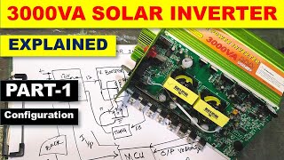 439 3000VA Solar Inverter Circuit Explained  Part 1 Block Diagram [upl. by Ielirol]