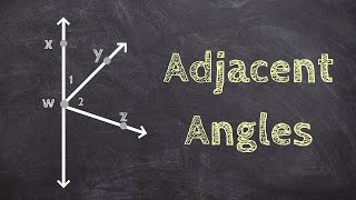 What are adjacent angles [upl. by Gresham60]