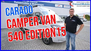 Carado Campervan 540 Edition15  Modell 2022  Neues Fiat Cockpit  Armaturenbrett [upl. by Ardiedal]