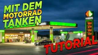 Motorrad richtig betanken  Tutorial  up2space [upl. by Venuti196]