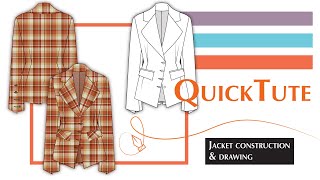 How to draw a jacket with Adobe Illustrator [upl. by Anyaled]