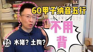 掌诀秒推60甲子纳音五行，不用死记硬背：雷天大壮易 [upl. by Tala]