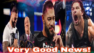 Very Good News When Will Roman Reigns Return to WWE Joins The in His [upl. by Nedaj354]