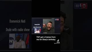 Domenick Nati Roasts Shaq per request from ESPN booking Dom off Cameo for Shaqs Birthday espn [upl. by Nessah519]