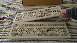 Unicomp Model M 103key PS2 Beige Keyboard [upl. by Zelazny]