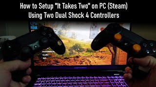 How to play It Takes Two on PC with two Dual Shock 4 controllers [upl. by Lolly]