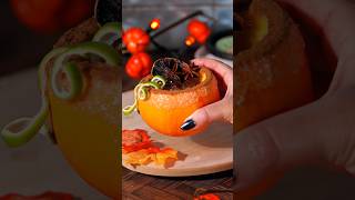 The most perfect fall cocktail How to make a pumpkin spice margarita 🎃 falldrinks fallcocktails [upl. by Lustick486]