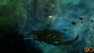 Star Trek Online  Tal Shiar Adapted Battlecruiser startrekonline gaming startrek [upl. by Lethia]