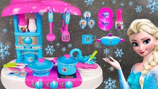 34 Minutes Satisfying with Unboxing Frozen Elsa Kitchen Playset Disney Toys Collection  ASMR [upl. by Akerley120]