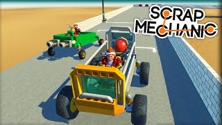 ПОСТРОЙКА АВТО И ЭПИЧНАЯ ГОНКА Scrap Mechanic [upl. by Regina]