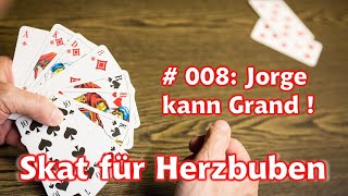 Skat für Herzbuben  008  Jorge kann Grand   skat skatspielen [upl. by Remsen77]