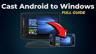 How To CastMirror Android Screen to Windows 11 PC Wirelessly Step By Step Guide [upl. by Acceb848]