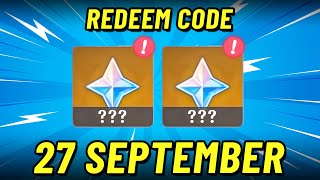 27 September New Redeem Code Genshin Impact  How to Redeem Code Genshin Impact 50 [upl. by Rodmur943]