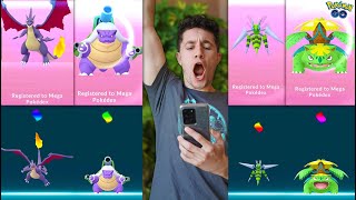 EVOLVING TO EVERY MEGA POKÉMON IN POKÉMON GO These Pokémon are INCREDIBLE… [upl. by Ruscio458]