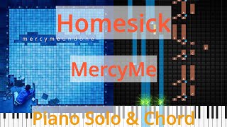 🎹Homesick Solo amp Chord MercyMe Synthesia Piano [upl. by Ploch]