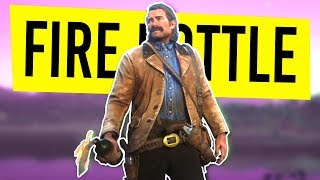 Red Dead Redemption 2 Throwables  How to Unlock Fire Bottles Best Tips [upl. by Abana]