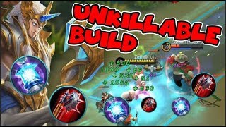 HYLOS UNKILLABLE BUILD  BLOODLUST BEST HYLOS BUILD  INSANE HP REGENERATION  MOBILE LEGENDS [upl. by Ainwat283]