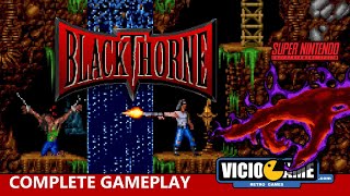 🎮 Blackthorne Super Nintendo Complete Gameplay [upl. by Seta]