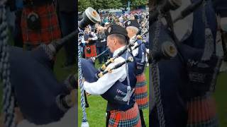 World Pipeband Championship 2024 FMM Pipe Major Richard Parkes last competition bagpipes [upl. by Jansen]