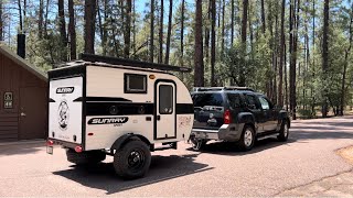 Camping at Ponderosa campground in AZ in our sunray 109 sport [upl. by Reyem]