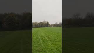 Football pitch grass cutting Liverpool Karl Fischer Garden Grounds and Tree Maintenance [upl. by Orman]