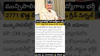 AP Municipality jobs Recruitment 2024 [upl. by Phillip]