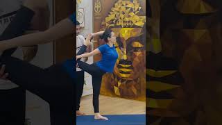 Natarajasana variations song shivayoga shotrs youtube Shivayogacenter yogalifestyle [upl. by Clayton]