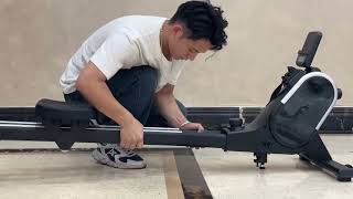 MOSUNY Rowing Machine 107 Assembly Video No accelerated version [upl. by Leopoldine]